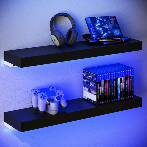 Scaffali galleggianti led con - scaffali,