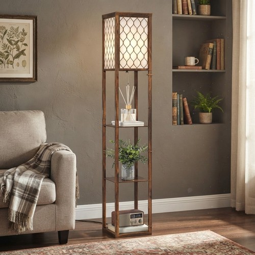 Elegante lampada terra alta - elegante, da