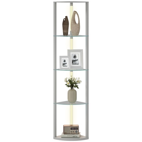 Homcom lampada terra led - homcom,