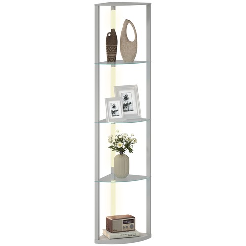Homcom lampada terra led - lampada, a