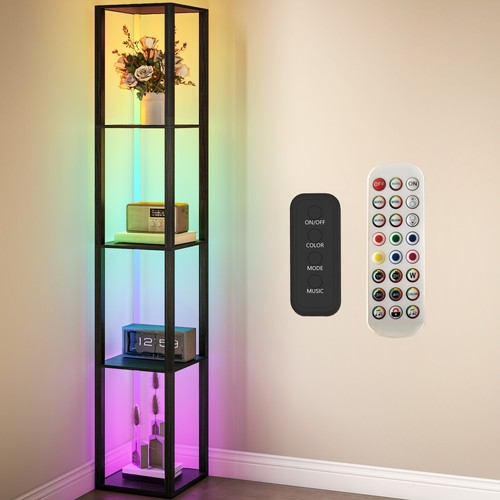 Homcom rgb lampada terra - rgb,