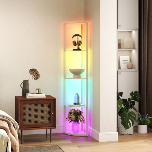Homcom rgb lampada terra - rgb,