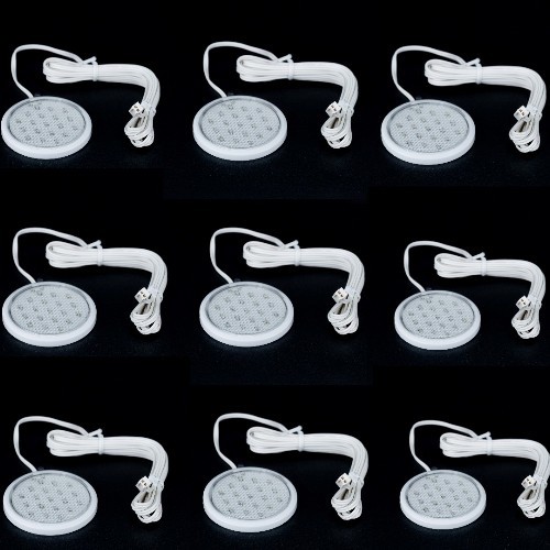 9er set led lampada incasso - set,