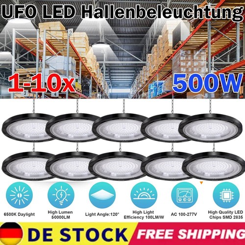 10x 500w ufo led - 10x, illuminazione