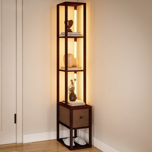 Homcom lampada terra con - homcom,