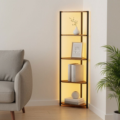 Scaffale angolare led 5 - angolare, a